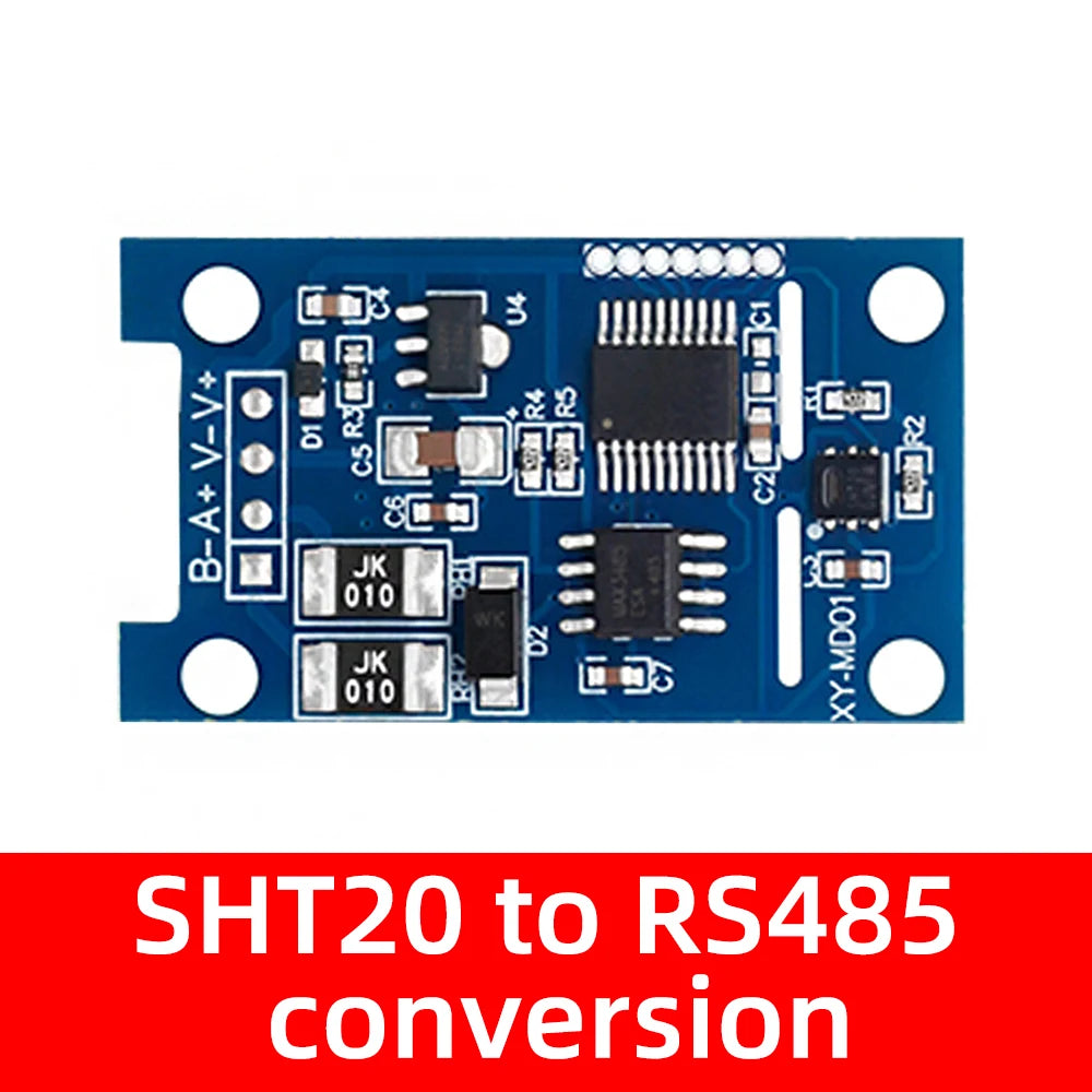 SHT20 RS485 Modbus RTU Temperature Humidity Sensor Transmitter for PLC