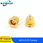 5PCS MCX-KE MCX-JE MCX-KWE MMCX-KE MMCX-JE MMCX-KWE MCX MMCX Male Female Socket PCB Board Socket Right Angle 90 Degree Connector