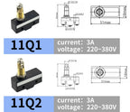 10Pcs SPDT NO+NC Hinge Roller Lever Microswitch Action Switch