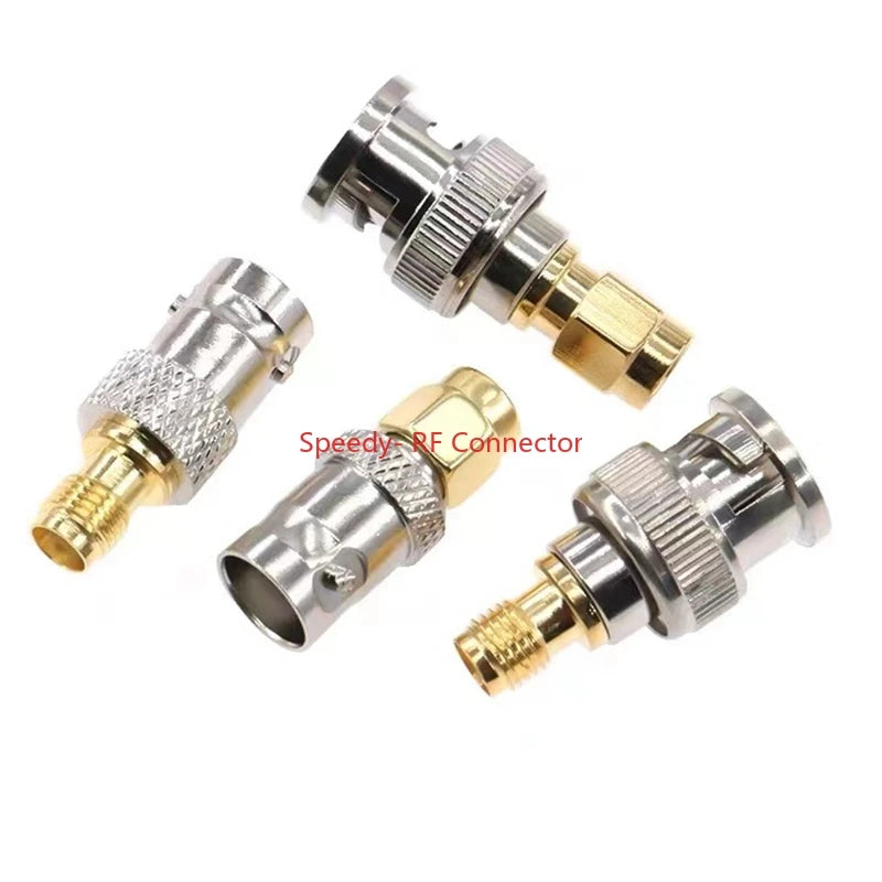 Q9 BNC to SMA Connectors SMA BNC Adapter Male to Female for Antenna/Extension Cable SMA to BNC RF Connector Kits Fast Delivery