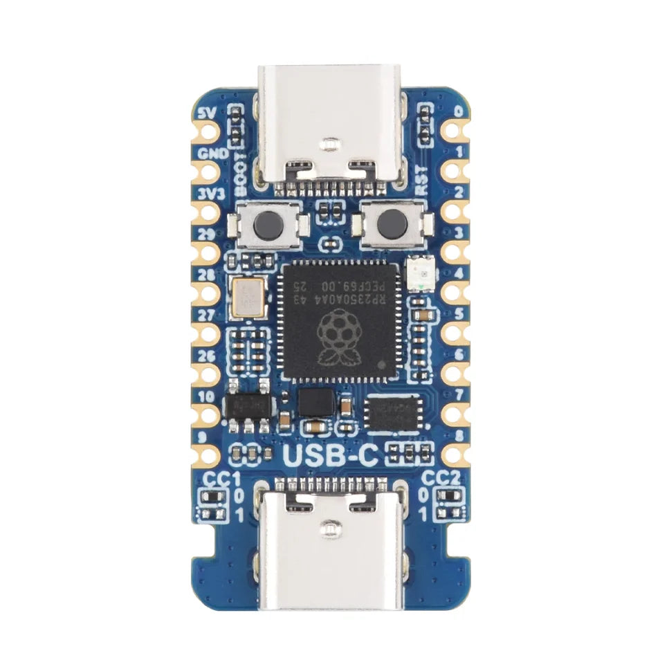 (In Stock) Raspberry Pi Pico 2 RP2350 USB A C Development Board RP2350 Zero, Waveshare RP2350A USB Development Board