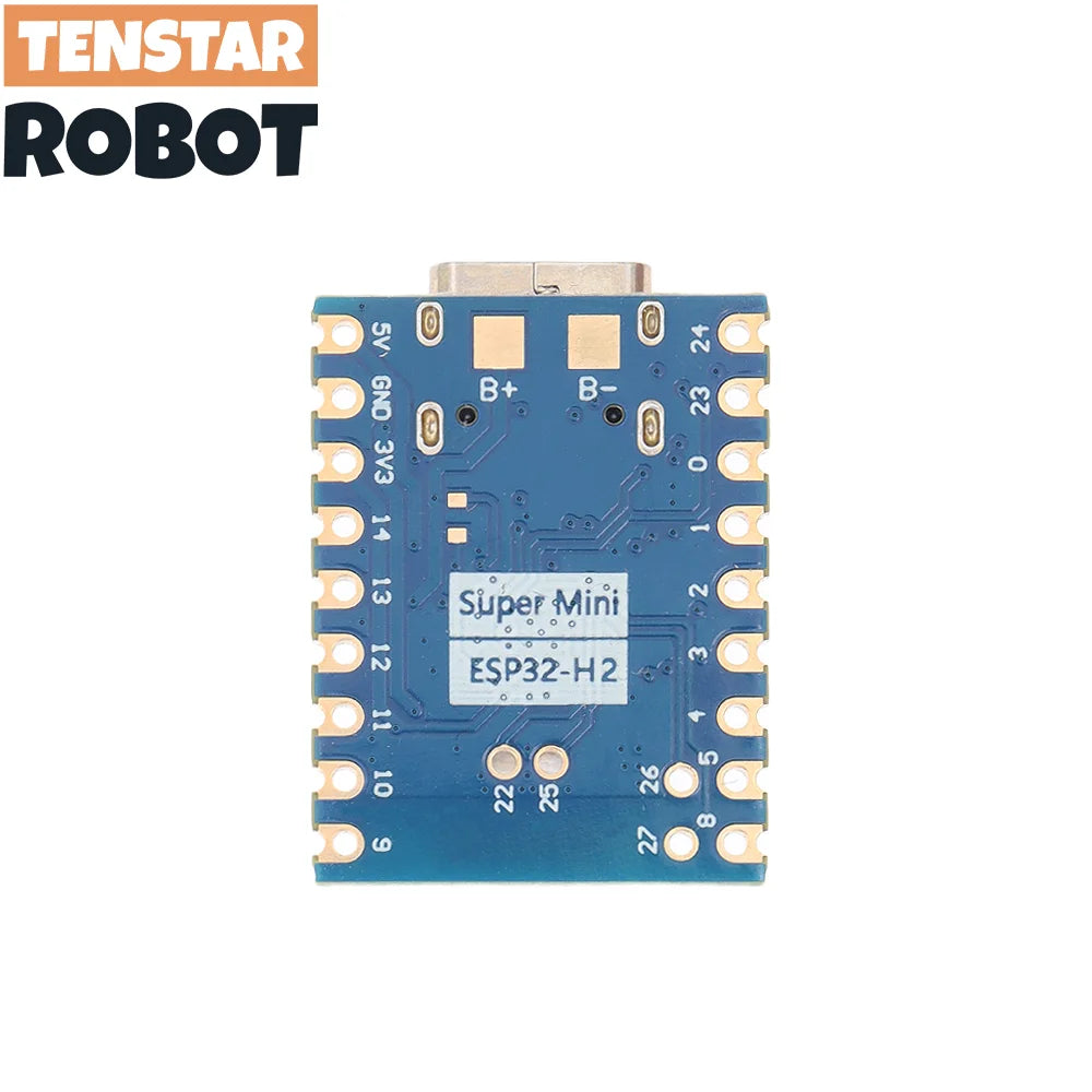 TENSTAR ROBOT ESP32-H2 SuperMini Development Board Bluetooth 5 Microcontroller Programming Learning Board Blue