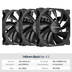 Teucer AF 14025 PC Case Cooling Fan 12V 4Pin PWM MHDB Hydraulic Bearing White 14CM Silent Fan for Computer Radiator Ventilator