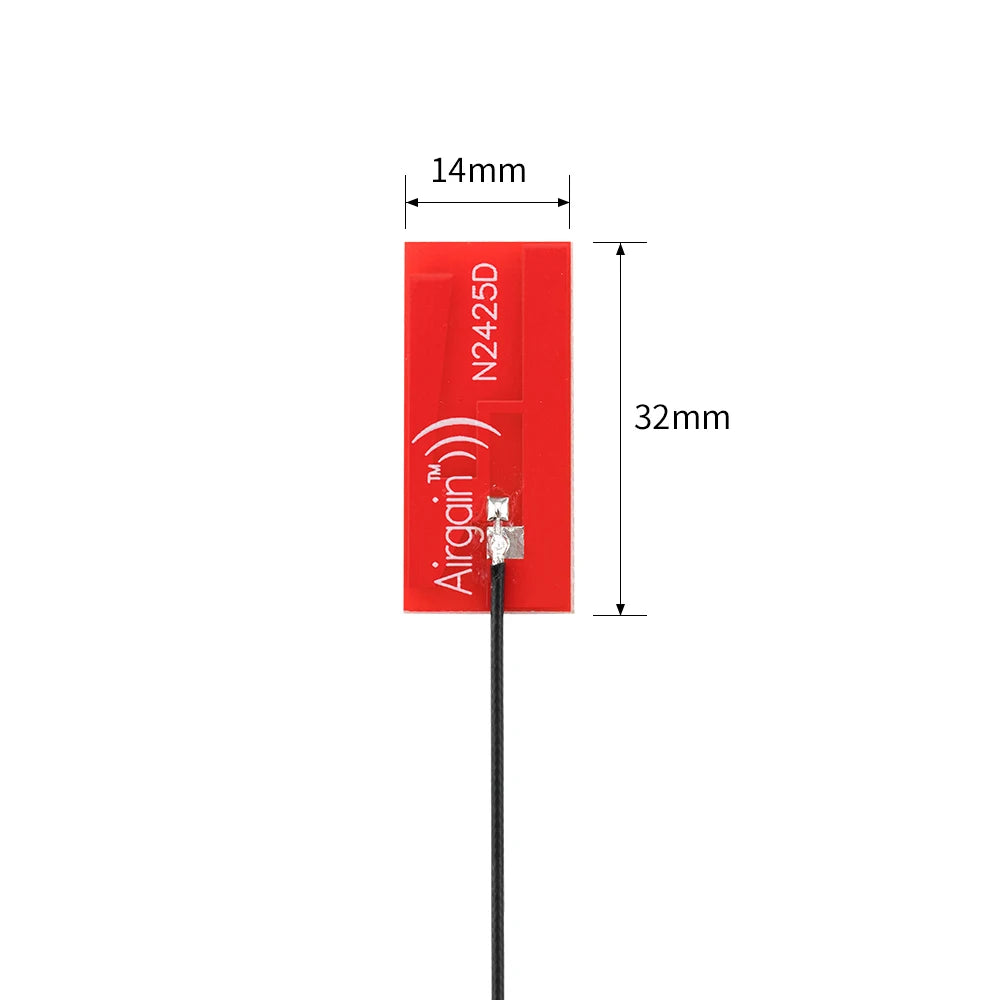 2pcs Wifi Antenna 2.4G 5.8G Dual Band Built-in FPC Soft Board Wifi Bluetooth PCB Patch Gain Antennae 12cm Adapter Cable