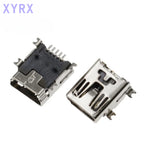 In spot 10PCS Mini USB SMD 5Pin Female Mini B Socket Connector Power Supply Base