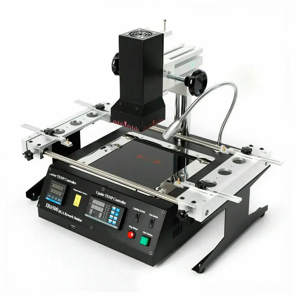 IR6500 BGA Rework Station Infrared Solder Welder System Closed-loop Temperature Control with USB Cable for Welding Repairing