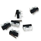 50PCS Small Micro Mouse Switch 12.5*5.7*6.5 Without Handle/Handle Length 8.5mm-15mm C NO NC 3 Pin 2A 125V AC Limit Switches