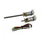N20 Encoder Motor with Hall Sensor, 6V DC Micro Gear Motor Low Speed, M4 Threaded Shaft for DIY Robotics and Models