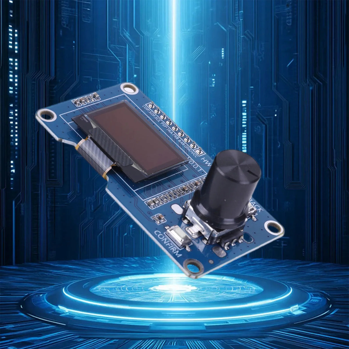 OLED Display with Rotary Encoder Module 1.3/0.96 Inch EC11 Encoder OLED Combo Board Maker Education OLED Kit for Arduino STM32