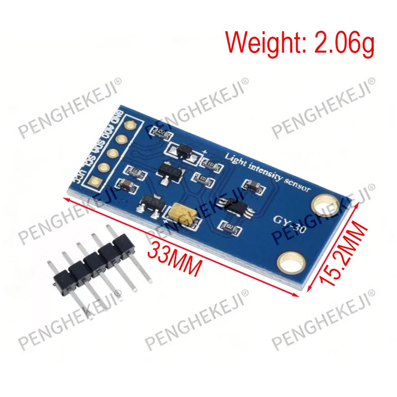 1/3/5PCS BH1750 for light intensity illumination module GY-30 /GY-302 for sensor module BH1750FVI