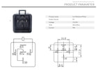 4Pin 5Pin Waterproof Relay and Harness Tinned Copper Wires Automotive Relay and Harness Set 12/24V 40A DC Relay Kit