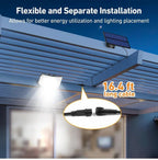 280/234/106 LED Solar Wall Lights Outdoor Motion Sensor Solar Flood Street Lamp with Adjustable Lighting Head For Street Gardens