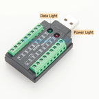 Industrial 4 in 1 USB to RS232 RS485 RS422 TTL Serial Converter with FTDI FT232RNL Chip USB 2.0 A to Terminal Block Adapter