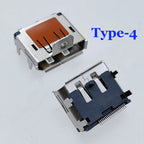 Display Port Socket 20 Pin HDMI Female SMD Socket Interface Connector 90 Degree With Screw Hole Fixed Screw Holes
