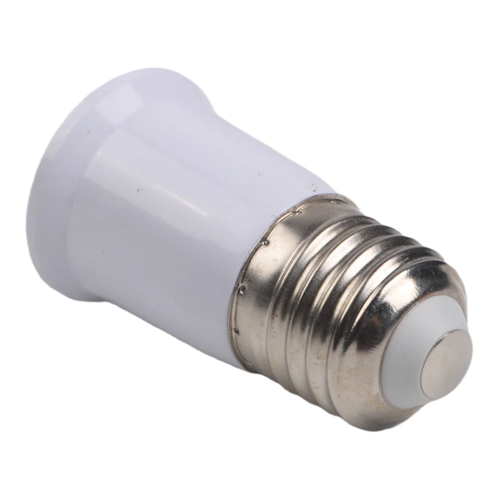 For E27 Extension Adapter Socket for For E27 Screw Base Lighting Devices Including Pendant Lights and Recessed Fixtures