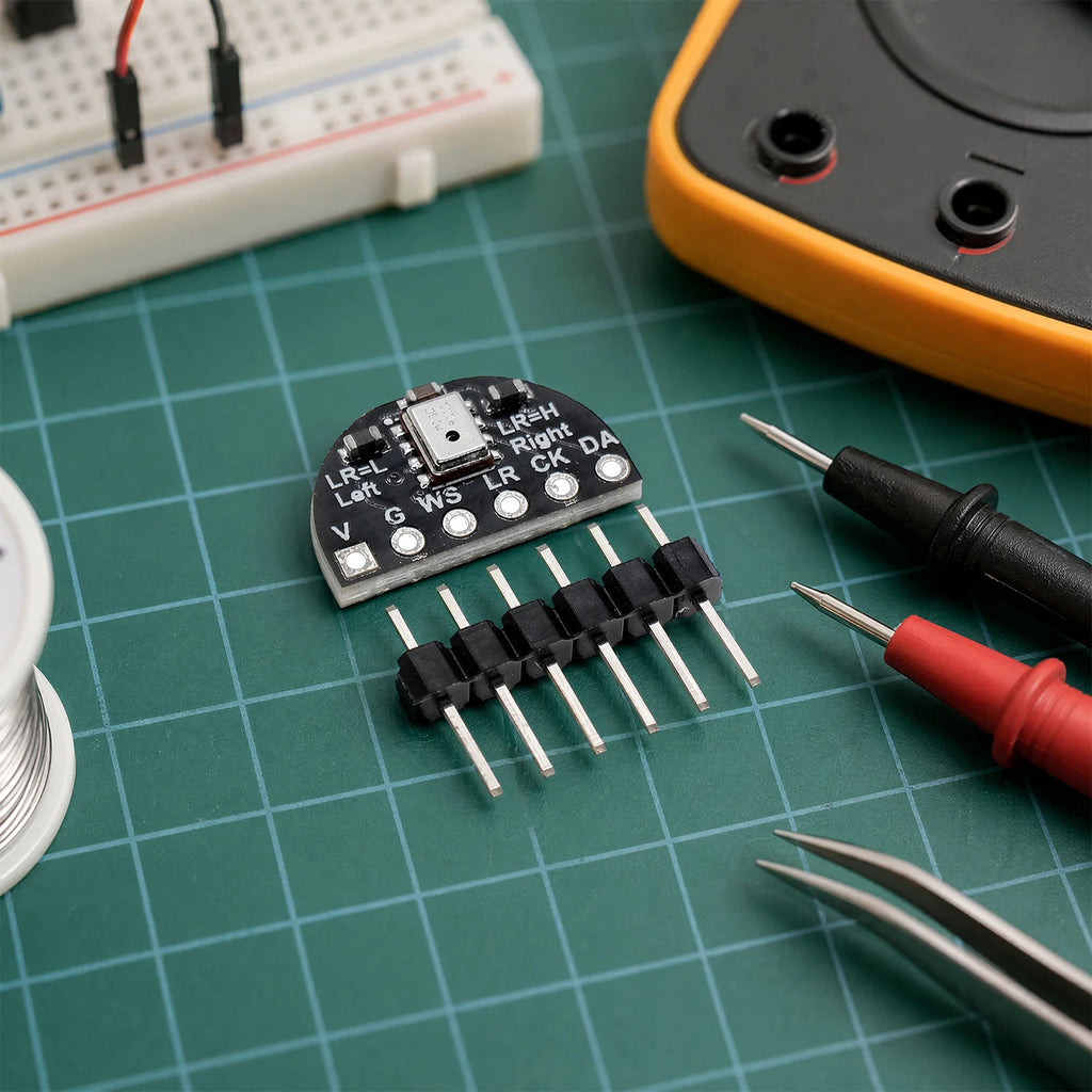 I2S Microphone Module High Sensitivity SNR 64dB Low Noise -26dBFS 120dB SPL Omnidirectional for Sipeed Maix