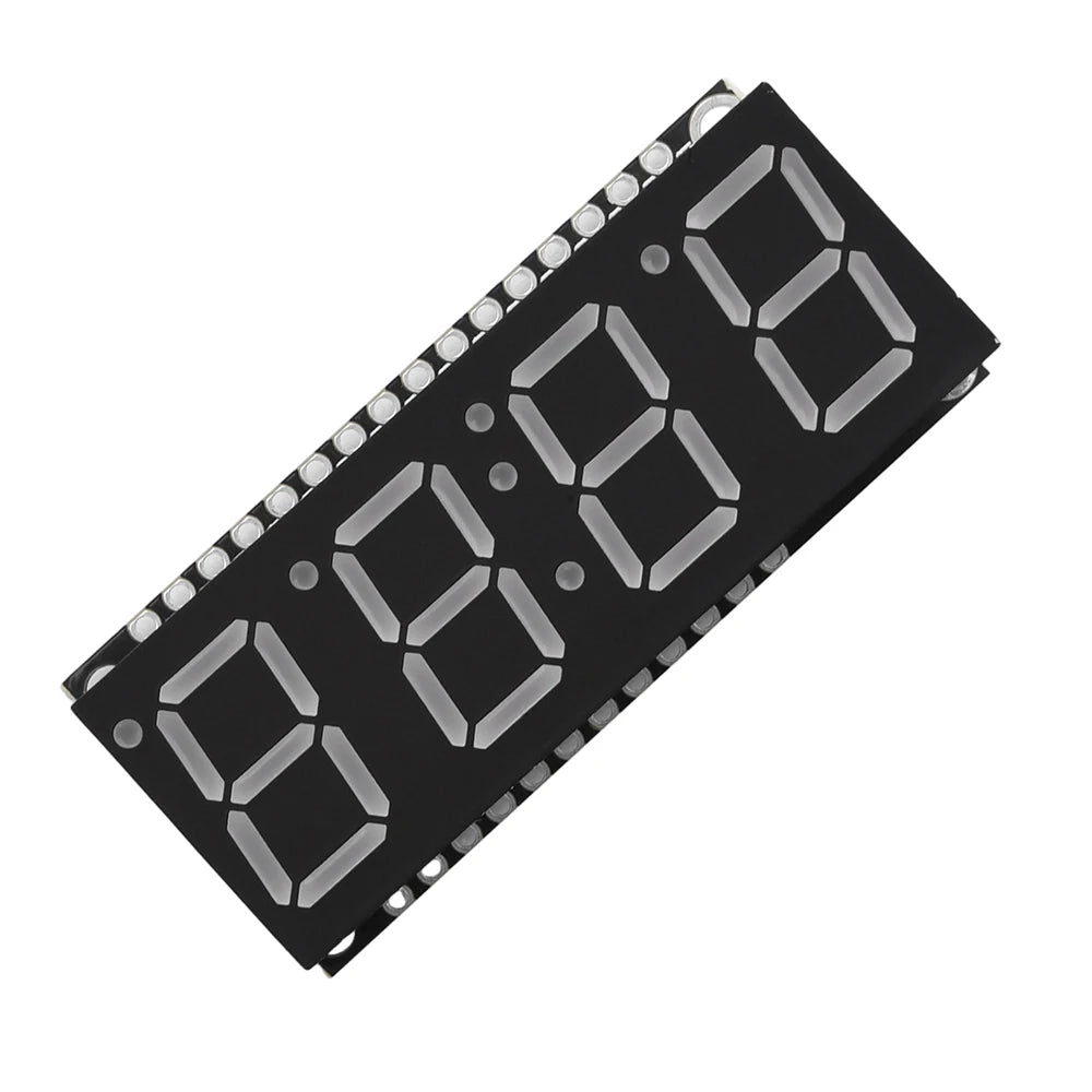 4 Bits Digital LED Display Module DIY Clock Electronic Kits 7 Segment 0.56 inch Time Clock Indicator with HT16K33 Driver Board