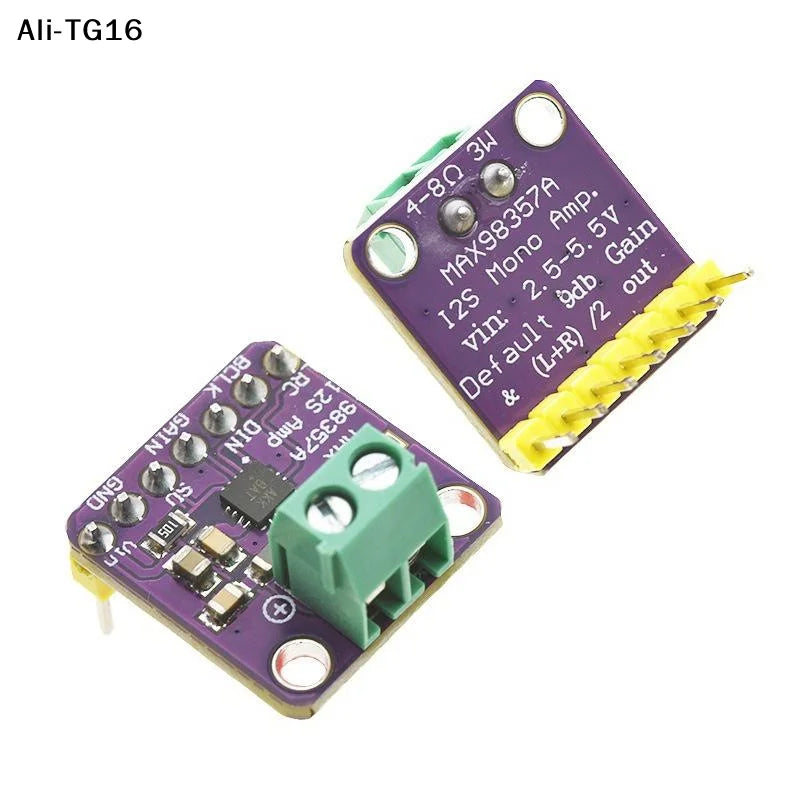 【TG16】1 Set 3006 I2S 3W Class D Amplifier Without Filtering DIY Power Amplifier Board MAX98357A Audio Amplifier Module