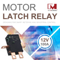 IM-M1202D IEC UC3 100A magnetic immune 500mT 2 Phase Motor Driven Latching Relay