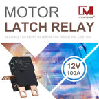 IM-M1202D IEC UC3 100A magnetic immune 500mT 2 Phase Motor Driven Latching Relay