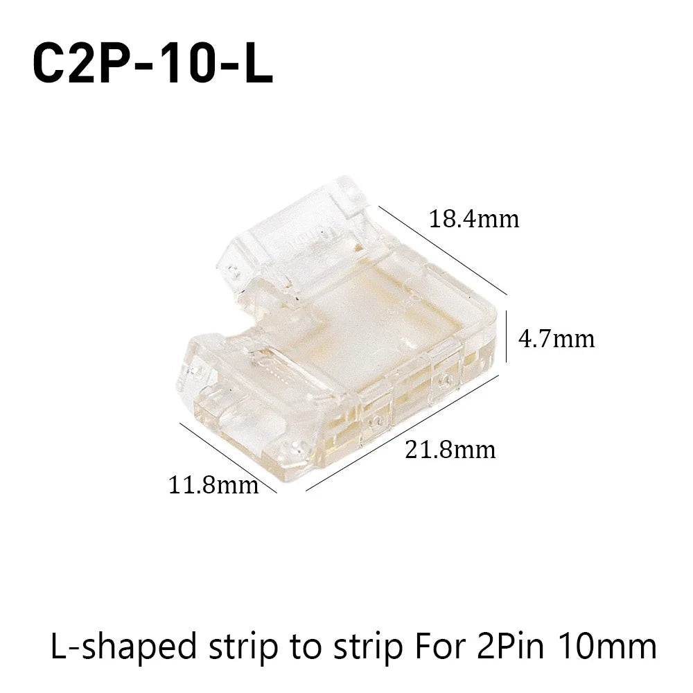 SMD Crystal Joint 2 3 4 5Pin LED Wire Connectors Solderless For 5mm 8mm 10mm Quick Terminal Block Strip Light Wire Connection
