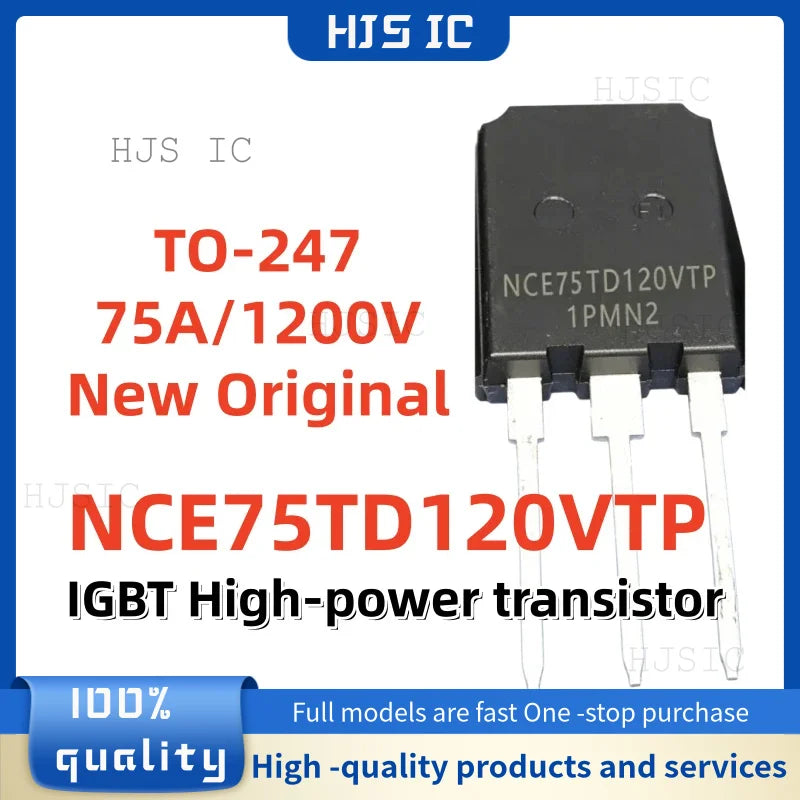 5/10/20PCS Brand New Original NCE75TD120VTP 75TD120 TO-247 IGBT MOS FET 1200V 75A Best Quality In Stock