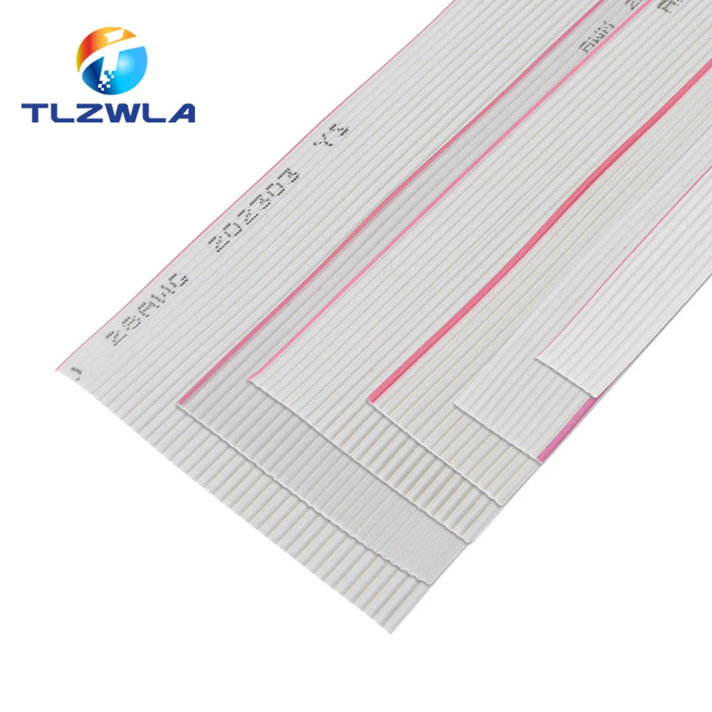 10Meter 1.27mm spacing 8P 10P 12P 14P 16P 20P 26P 30P 40P Grey flat cable FC-8 10 16 28AWG The wire,For IDC FC 2.54MM connector