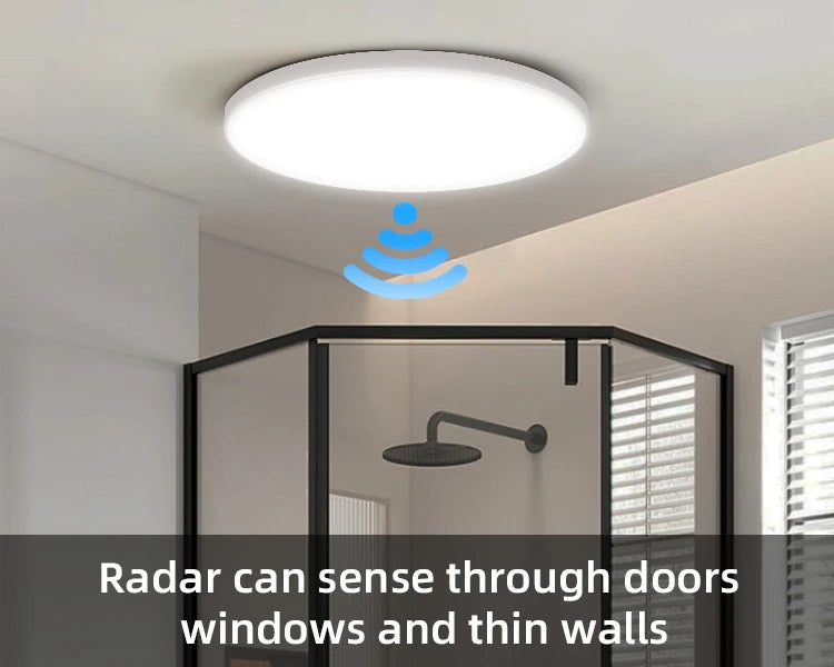 Led Ceiling Lamp With Motion Sensor 110-220V Human Infrared Smart Room Lamp 20W 40W Ceil Lamps For Entrance Balcony Corridor