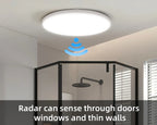 Led Ceiling Lamp With Motion Sensor 110-220V Human Infrared Smart Room Lamp 20W 40W Ceil Lamps For Entrance Balcony Corridor