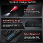 HABOTEST Digital Voltage Tester Pen HT91E+ LCD AC Voltage Detector 12-300V Live Neutral Wire Finder Flashlight  Electrical Tool