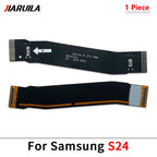 50Pcs，NEW Main FPC LCD Display Connect Wi-Fi Signal Antenna USB Mainboard Flex Cable Ribbon For Samsung S24 S24 Plus S24 Ultra