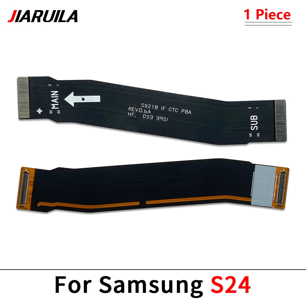 50Pcs，NEW Main FPC LCD Display Connect Wi-Fi Signal Antenna USB Mainboard Flex Cable Ribbon For Samsung S24 S24 Plus S24 Ultra