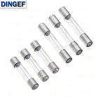 5PCS 5*20mm 6*30mm Glass Fuse Holder Screw Type 5X20mm with 22AWG Wire Cable 250V 5X20MM Glass Fuse Tube Fuse Casing