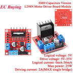 L298P L298 Motor Shield Stepper DC Motor Driver Board Expansion Module 2A Dual Full Bridge H-Bridge 2 Way For Arduino R3 L298N