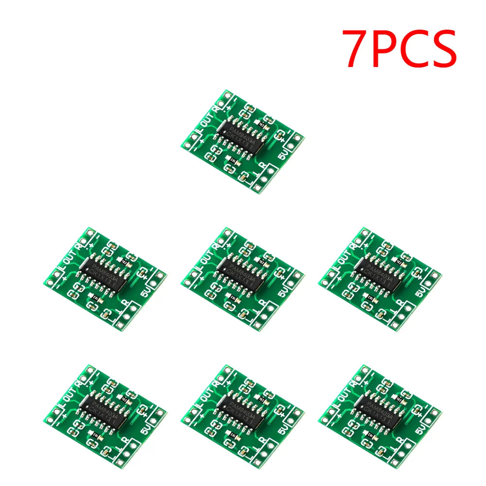 10-1pcs 2.5V-5.5V Mini PAM8403 Power Amplifier Board 2 Channels 3W Class D USB Audio Speaker Sound Amplifier Board For Arduino