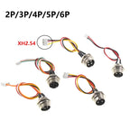 2Pin GX12 GX16 GX20 to XH2.54 Terminal Wire M12 Aviation Plug 3/4/5/6Pin Male Adapter Cable Connector 15-30cm Extension Cable