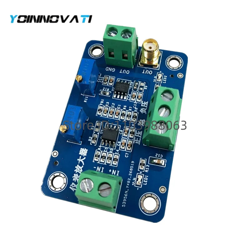 1PCS INA128 INA129 Precision Instrument Amp Module Adjustable Gain Offset Differential Weak Signal Amplifier