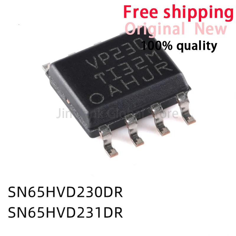 .10Pcs 100% New SN65HVD230DR SN65HVD231DR SN65HVD230 SN65HVD231 VP230 VP231 sop-8 Chipset IC In Stock Wholesale