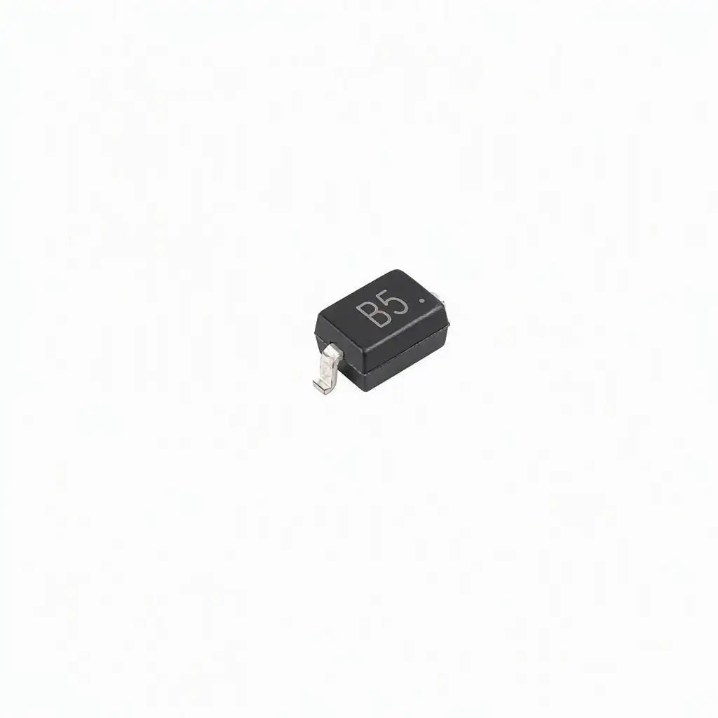 (100 pcs) ESD5V0D3B-TP SOD-323 (Marking B5) ESD5V0D3B - Bidirectional TVS Diode 5V 200W 13.5V Clamp