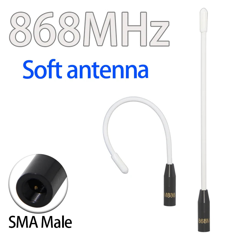 LoRa 868MHz Meshtastic Antenna 863-870MHz 869MHz SMA Connector for ESP32 Board Lora32u4 II Internet WiFi Antena Low VSWR