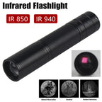 850nm/940nm IR Flashlight Infrared Illuminator Hunting Adjustable Focus Flashlight Night Vision Zoomable LED Infrared Torch