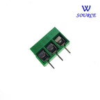 10/20/50Pcs/lot Pitch 5.0mm KF301-5.0-2P KF301-3P KF301-4P Straight Pin 2P 3P 4P Screw PCB Terminal Block Connector Blue Green