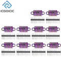 1-10PCS VL53L0X Time-of-Flight (ToF) Laser Ranging Sensor Breakout 940nm GY-VL53L0XV2 Laser Distance Module I2C IIC with Pin
