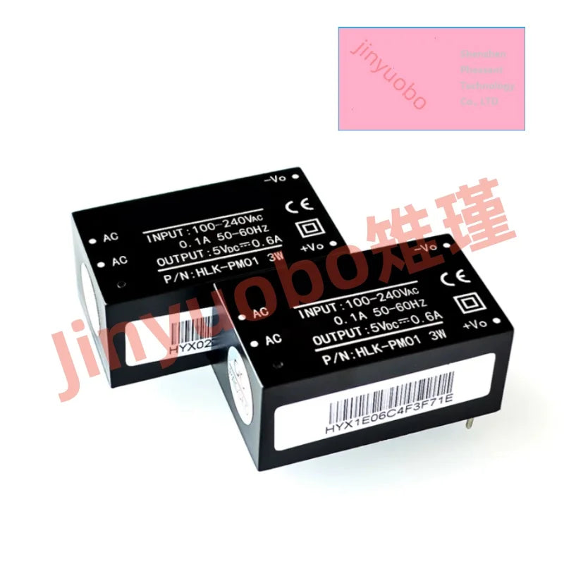 (1 piece) HLK-PM01/HLK-PM03/HLK-PM12 isolation power module 220v to 5v intelligent switch voltage reduction power module