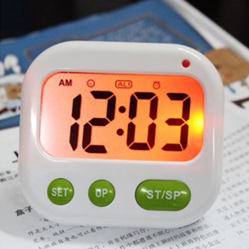 Portable Timer Clock with Backlight Vibrating Alarm Clock Vibrating Alarm Clock Compatible For Office Bedroom Dormitory