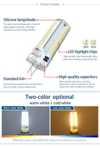 10Pcs/lot G4 LED Light Bulb 2W 3W 4W 5W 7W 9W AC DC12V 220V Corn Lamp SMD2835 Spotlight Chandelier Lighting Replace Halogen Lamp