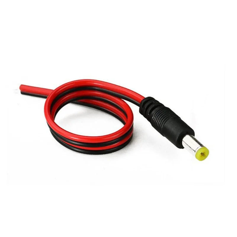 12V DC Connector 5.5x2.1mm Male Female Plug 12V DC Power Pigtail Cable Jack for CCTV Camera Connector Tail Extension 24V DC Wire