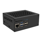 Geekbord X1201-C1 Metal Case for Raspberry Pi 5 & X1201 UPS Shield & Active Cooler