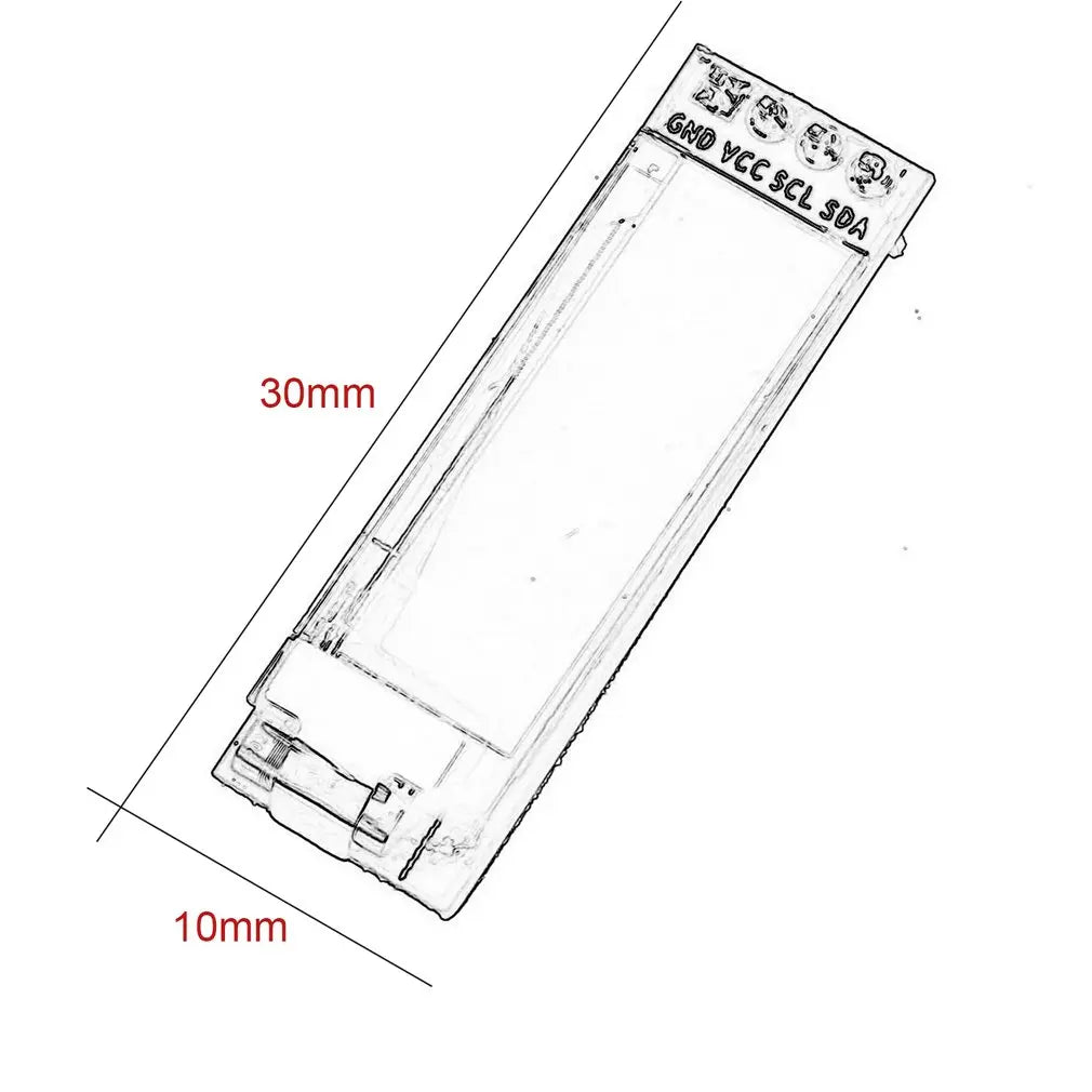 0.91" Blue 128X32 OLED LCD LED Display Module IIC Communicate for ArdunioIIC I2c 0.91 Inch OLED Module 3.3v 5v For Pic