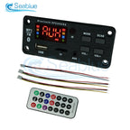 7-18V 50W Bluetooth5.0 Decoding Board Module Wireless Car USB Player Bluetooth TF Card Slot/FM/Remote 2*25W Decoder Audio Module